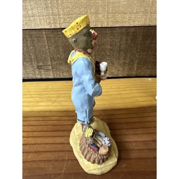 International Santa Claus Collection Kwanzaa Africa Figurine 1994 4.5" In Box - Picture 2 of 7